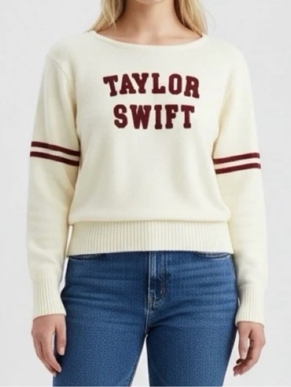 Red Era’s Taylors version Taylor Swift Varsity Knit Sweater